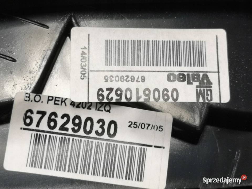 LAMPA LEWY TYŁ OPEL TIGRA 19942000 NOWA Lampy cofania