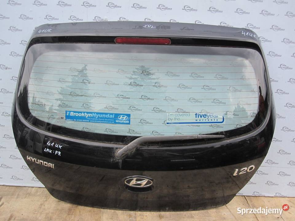 HYUNDAI I20 I 09r klapa tył