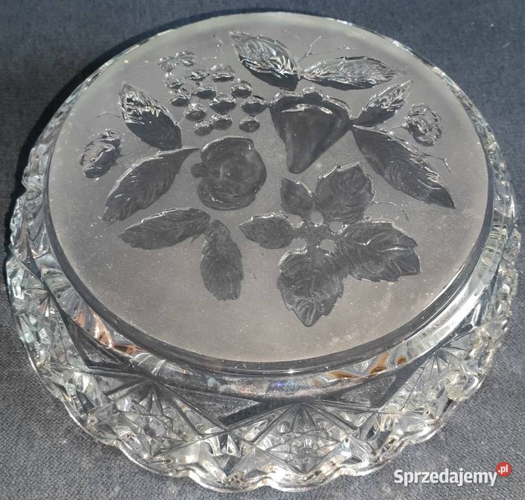 Zestaw szkła kryształowego salaterka misa Bielsko-Biała