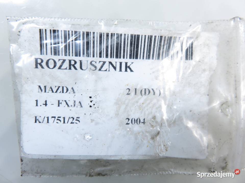 ROZRUSZNIK MAZDA 2 I DY 14 FXJA 2S6U11000CB osobowe