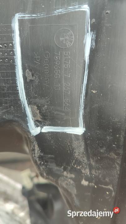 WÓZEK BELKA SANKI OSŁONY SILNIKA PRZÓD 6778372 Włoszczowa