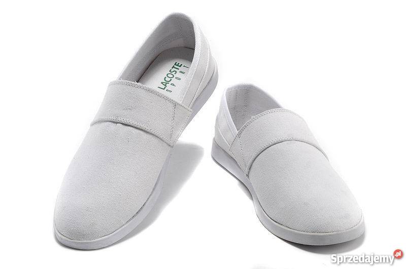lacoste mokasyny męskie białe 40 41 42 43 44 45 Katowice