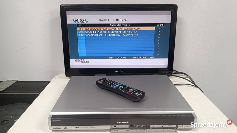 PANASONIC DMREH575 Nagrywarka z dyskiem i wielkopolskie Poznań