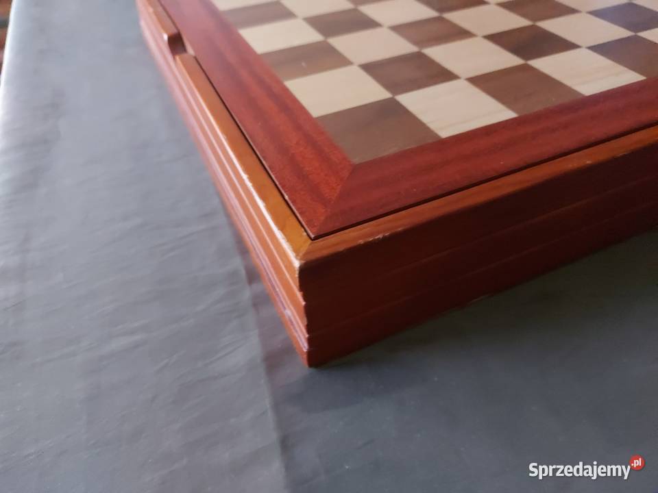 Szachy z żywicy marmurkowej 35x35