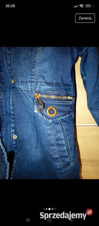 Ciepła parka dziewczynki r 128 dziewczynka Zwierzyniec