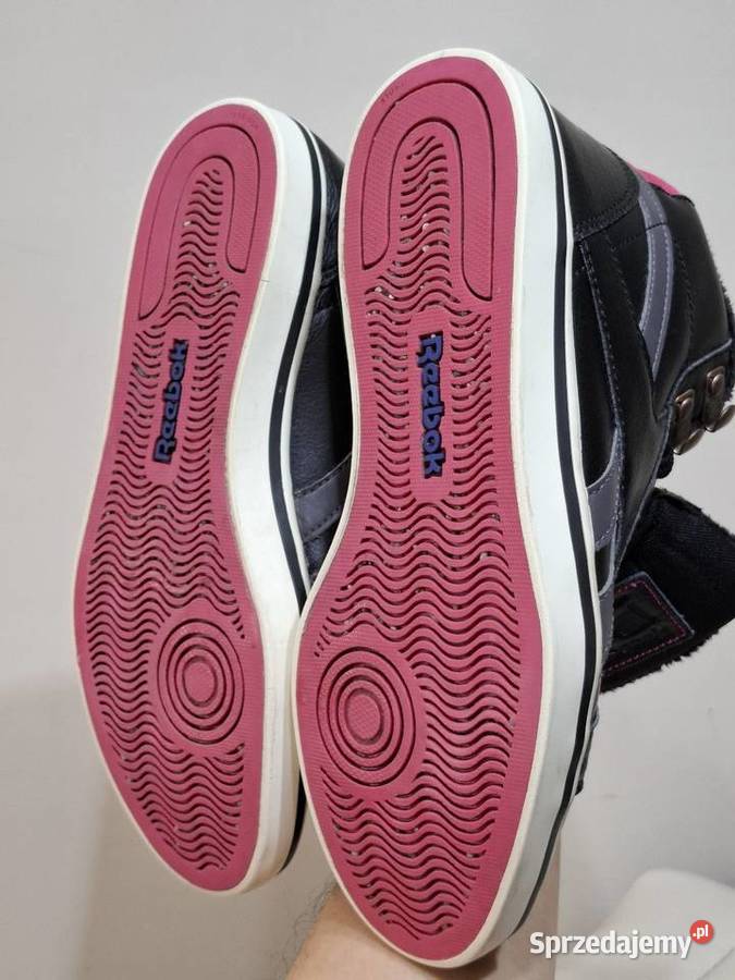 Wysokie sneakersy Reebok 37 ocieplane trampki 23cm Kraków