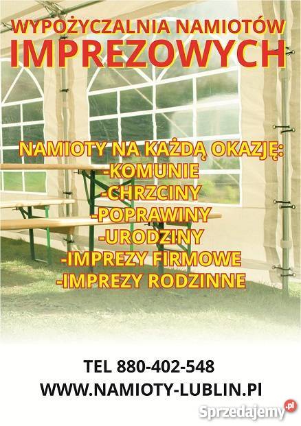 Namioty Imprezowe Wypozyczalnia Chełm
