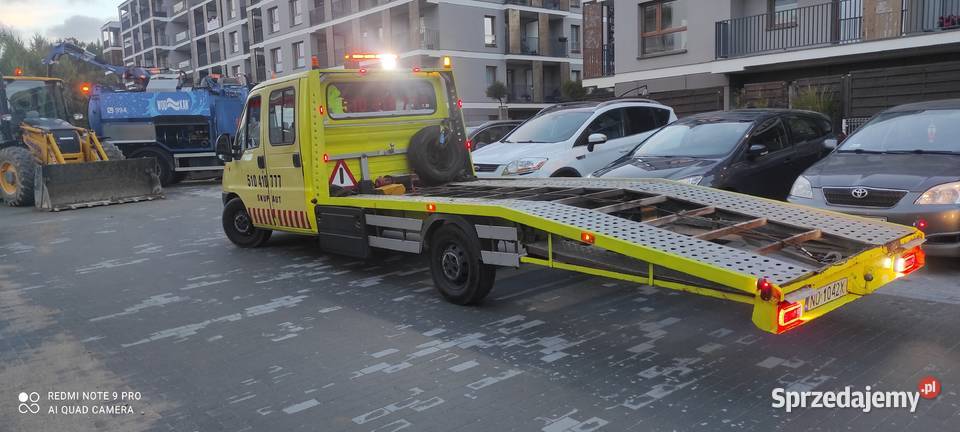 Fiat Ducato laweta pomoc drogowa Olsztyn