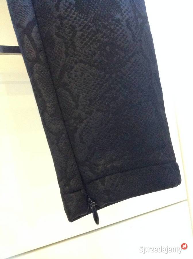 Legginsy Czarne Damskie ZARA S Wężowy Wzór j Inny wzór Nowa Sól