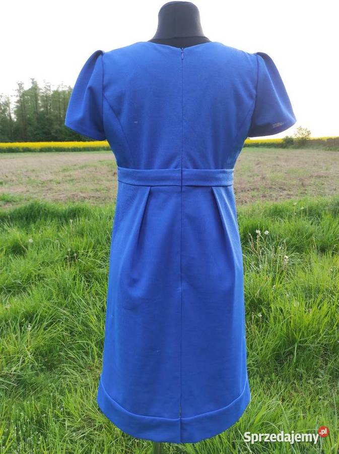 Piękna niebieska sukienka ciążowa 40 L 42 XL Rozmiar 40(L) Płock sprzedam