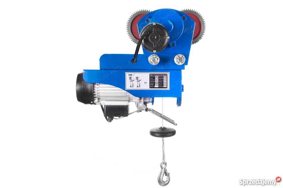 WCIĄGARKA LINOWA Z ELEKTRYCZNĄ SUWNICĄ DŹWIG śląskie Poczesna