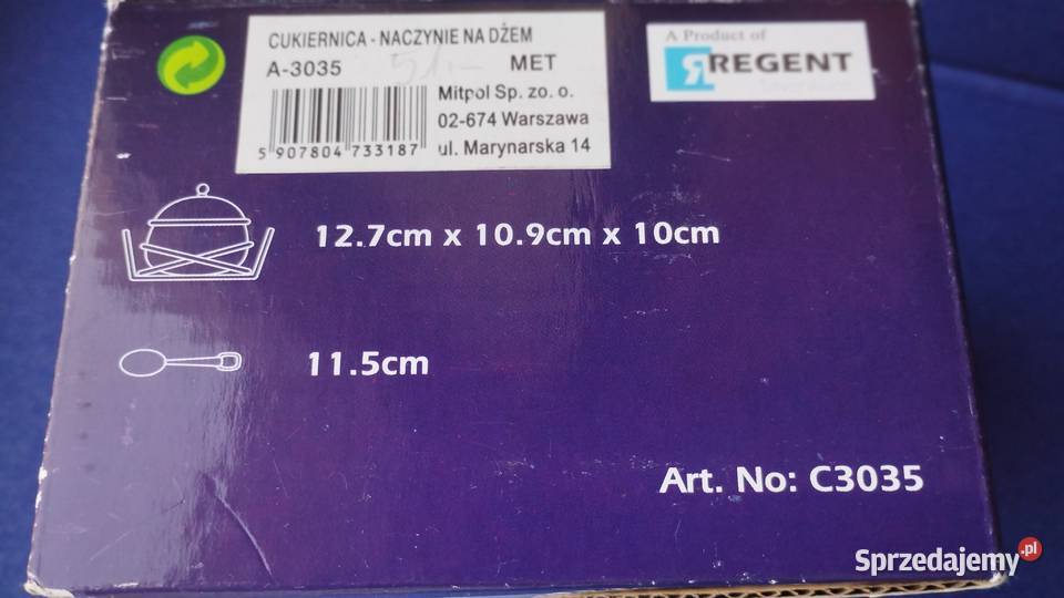 Cukiernica z łyżeczką Nowa Cukiernice Lublin