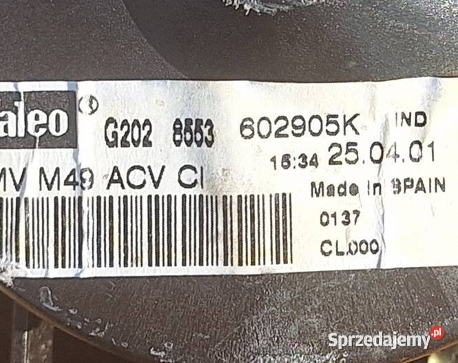 CITROEN PEUGEOT DMUCHAWA G2028553 Wentylator