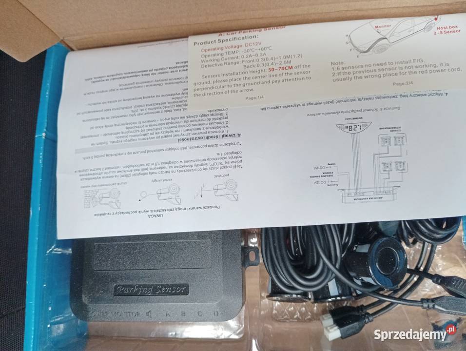 Czujniki parkowania cofania śląskie Bieruń sprzedam