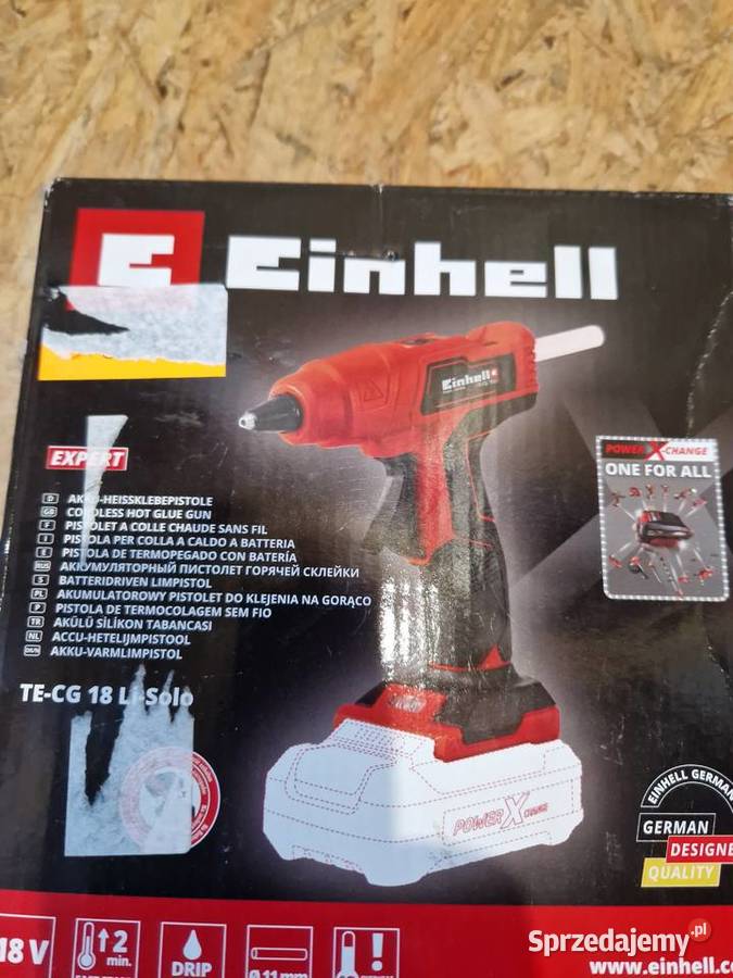 pistolet do klejenia na gorąco xch tecg18li solo Głogowa sprzedam