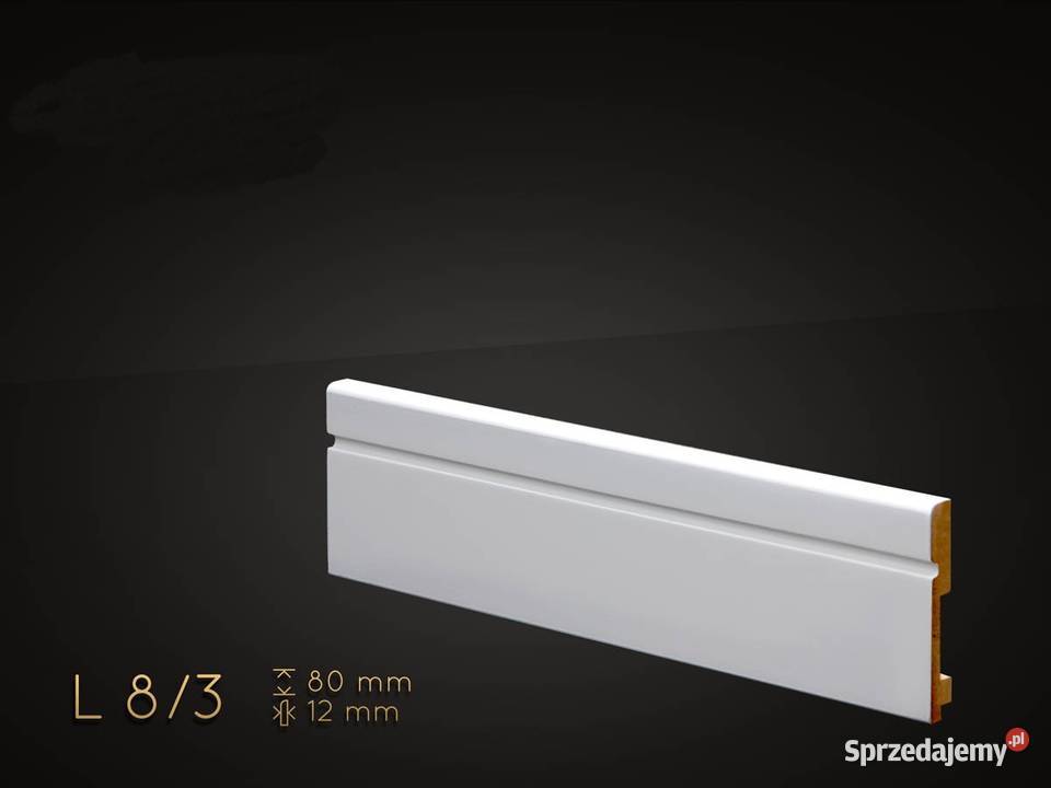 Listwa przypodłoga MDF 80x12mm dużo wzorów