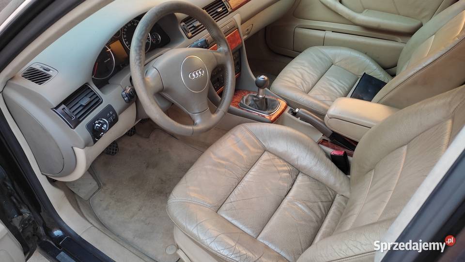Audi A6 C5 środek skóry stan Jarocin