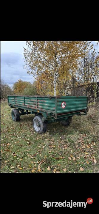 ruzrzutnik przyczepa 35t stan Mierziączka sprzedam