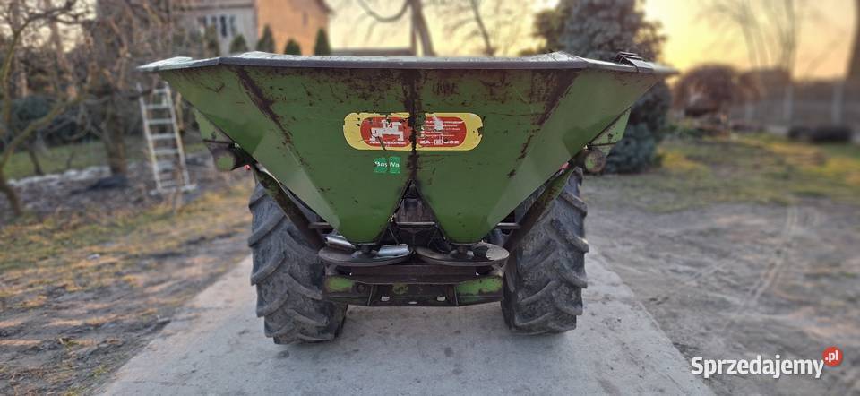 Rozsiewacz nawozu dwu talerzowy Amazone E 602 łódzkie Sieradz sprzedam