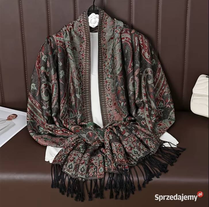 Elegant Paisley Shawl Elegancki Szal w Paisley Katowice
