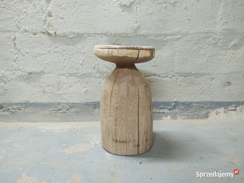 Stołek stolik dębowy podlaskie Białystok sprzedam