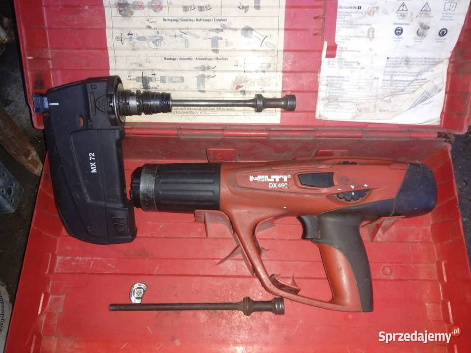 osadzak hilti DX460 mx skrzynka instrukcja śląskie Żywiec