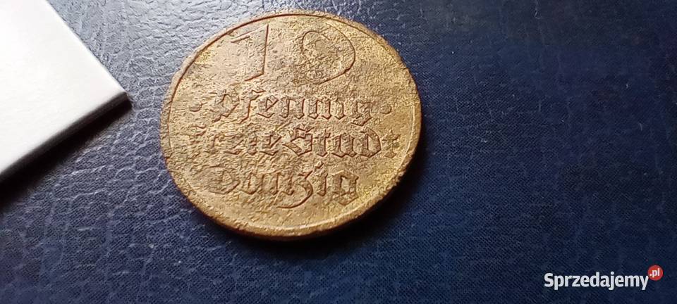 Stare monety 10 fenigów 1932 WMG Polska Numizmatyka podkarpackie Lesko