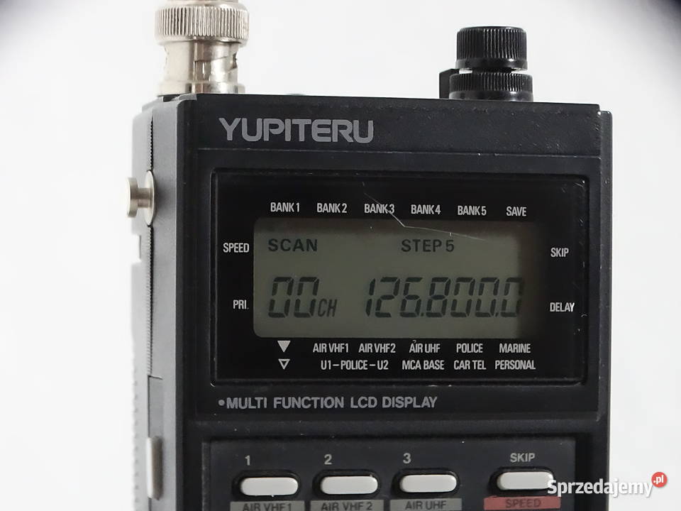 Skaner Radiowy YUPITERU MVT5000 251300MHz Japan Biłgoraj