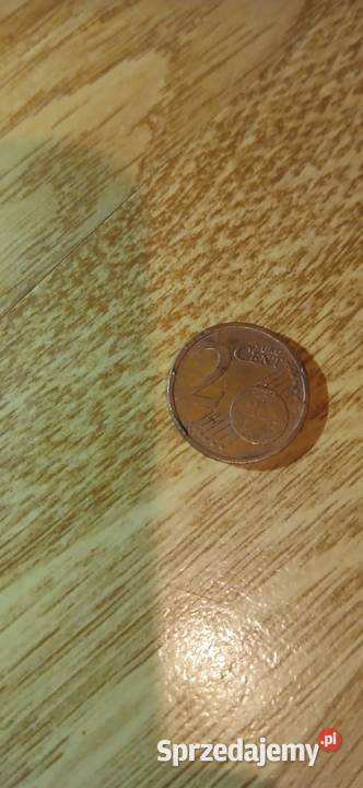 Sprzedam 2 eurocenty z wada bicia produkcji Jedlina sprzedam