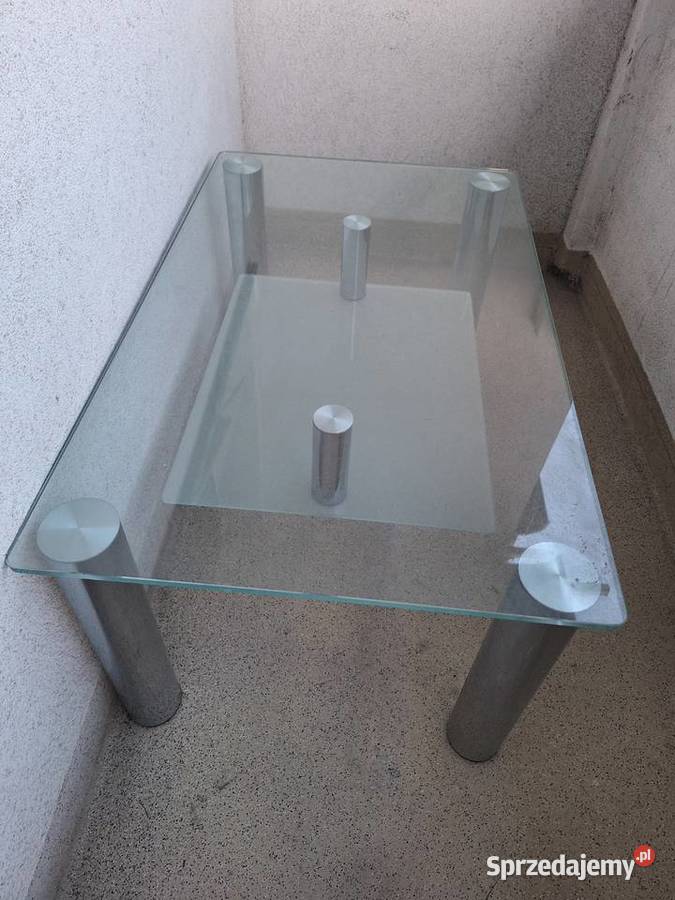 Stółława szklana prostokątna stan salontaras Wrocław