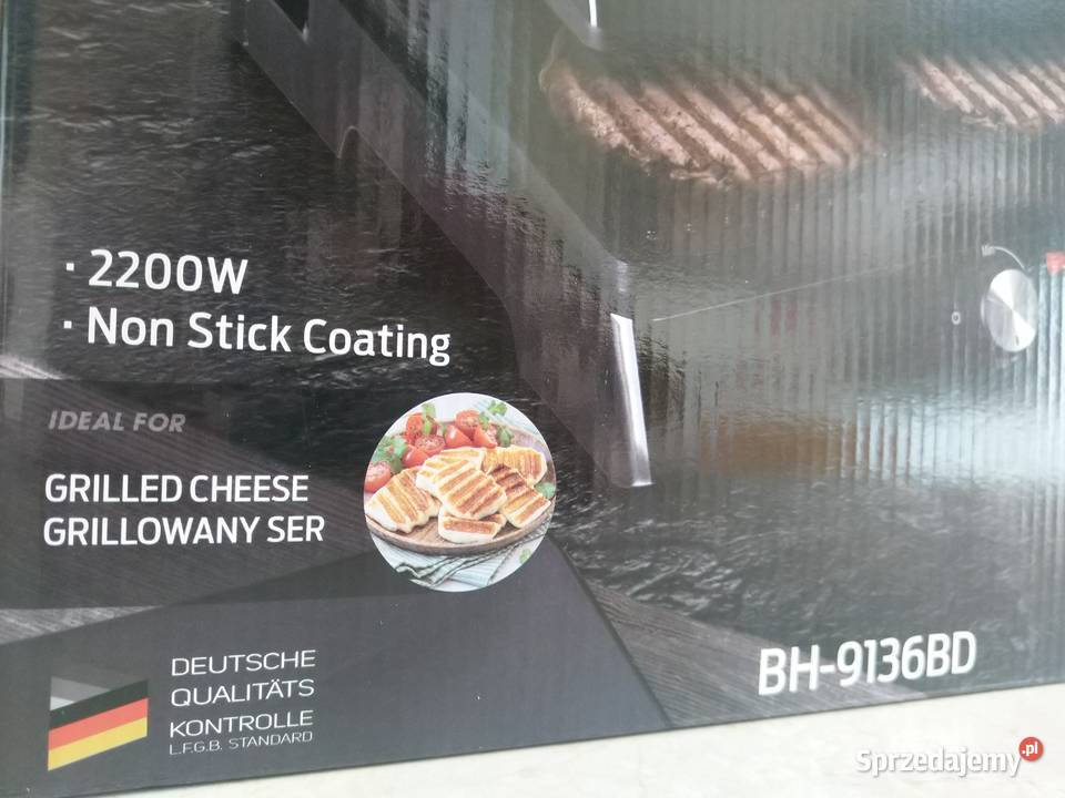 NAJTANIEJ Grill Kontaktowy Elektryczny 2200W Zabrze