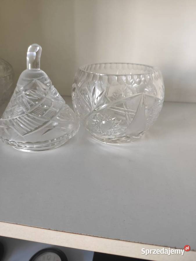 Kryształ kryształy cukierniczka PRL Pozostałe