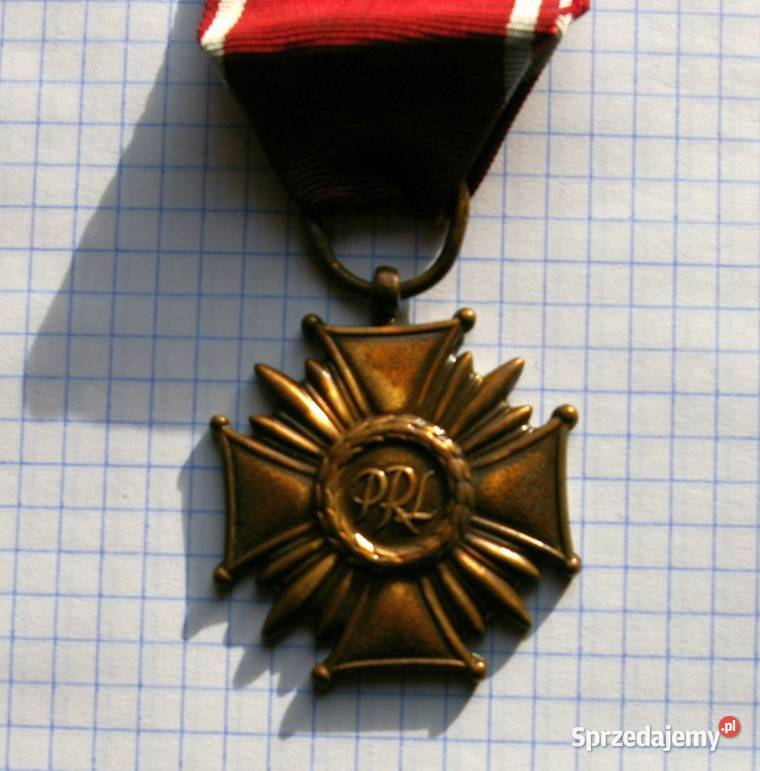 BRĄZOWY KRZYŻ ZASŁUGI Z OKRESU PRL Piszczac
