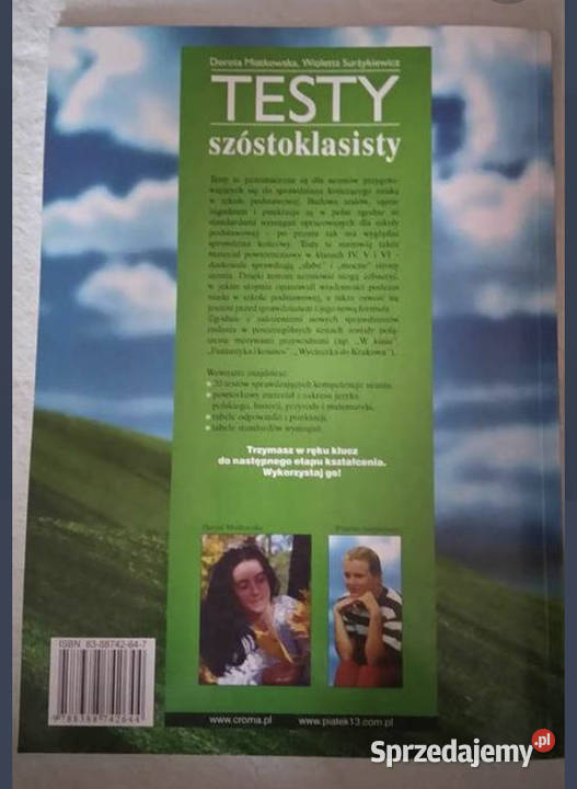 AKTUALNETesty do klasy 4 5 6 7 8 liceum Walerianów sprzedam