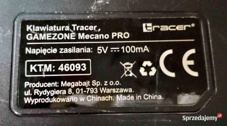 Klawiatura komputerowa Gemungiwa USB wielkopolskie Wągrowiec