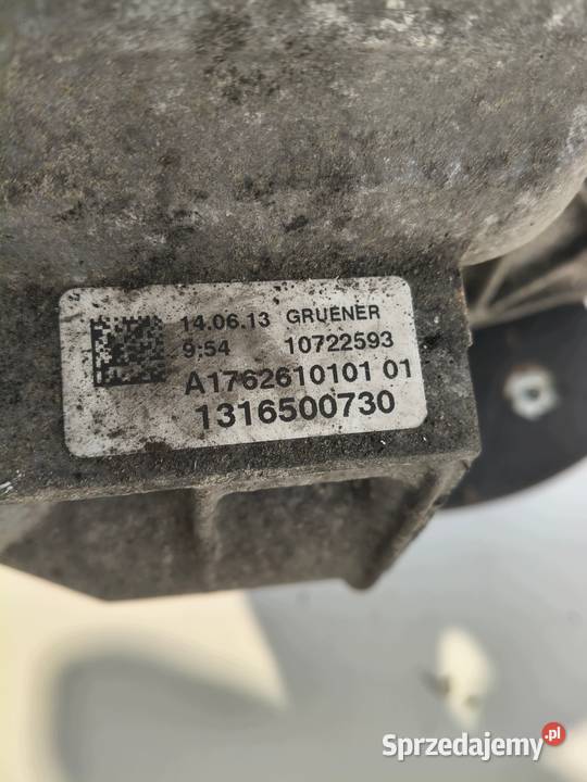 SKRZYNIA BIEGÓW Mercedes W176 15 CDI MANUALNA