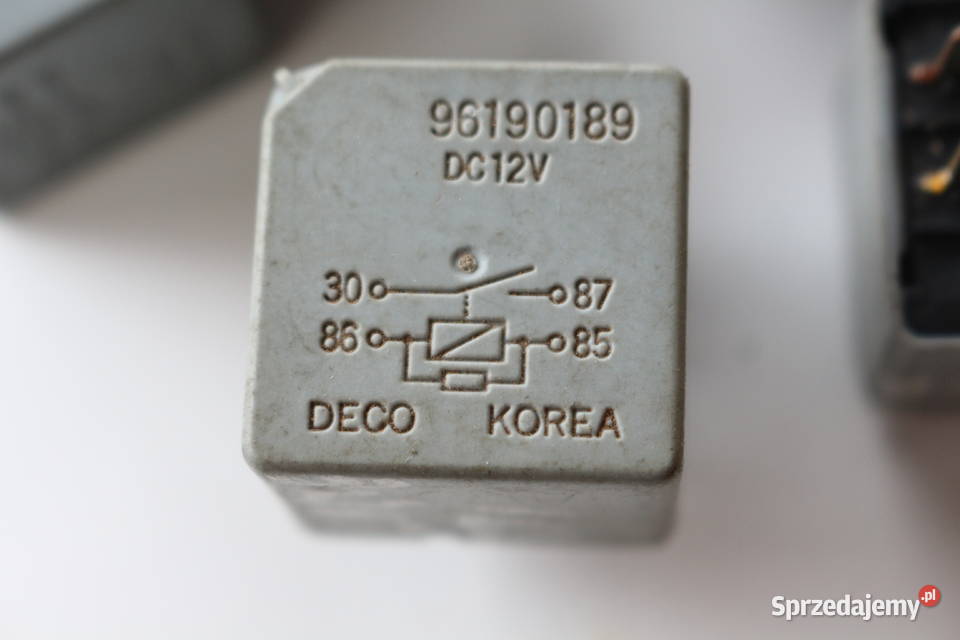 CHEVROLET LACETTI PRZEKAŹNIK DECO DC12V 96190189 osobowe Przekaźniki Prochowice