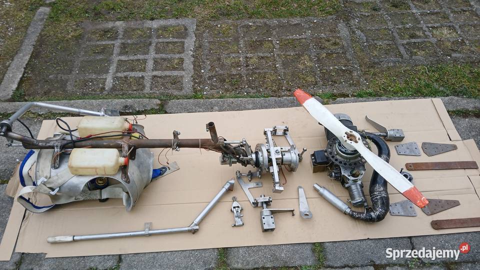 Helikopter plecak experymentalny projekt Gryfów Śląski