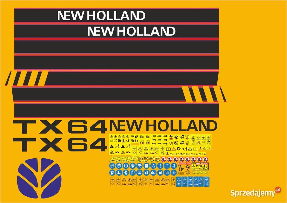 Naklejki Holland Tx 64 Tx 65 i inne modele Bydgoszcz