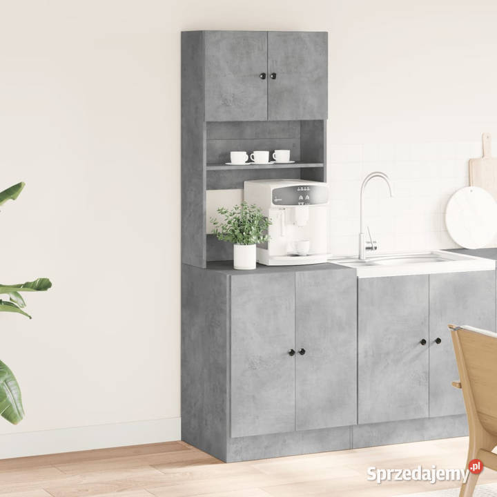 Szafka kuchenna szarość betonu 60x50x180