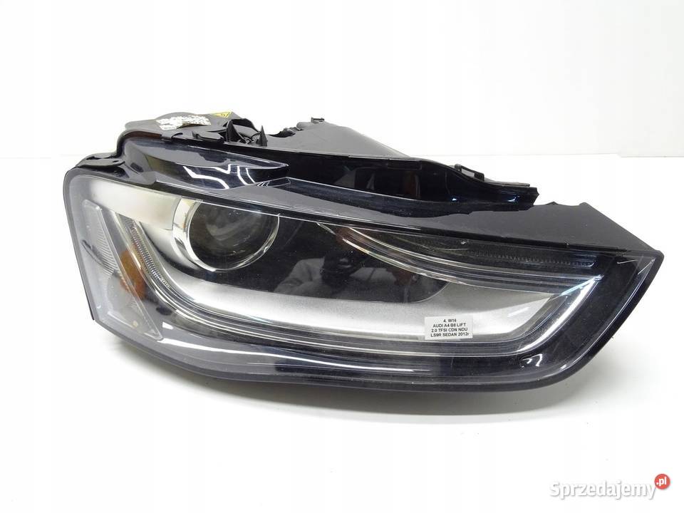LAMPA REFLEKTOR PRAWY PRZÓD PRZEDNIA AUDI A4 B8 Lampy przednie