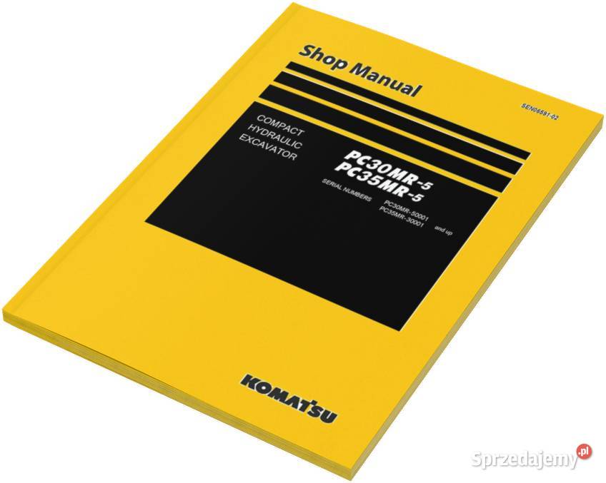 Komatsu PW1607K Instrukcja napraw DTR instrukcja Książki i Podręczniki Szamotuły