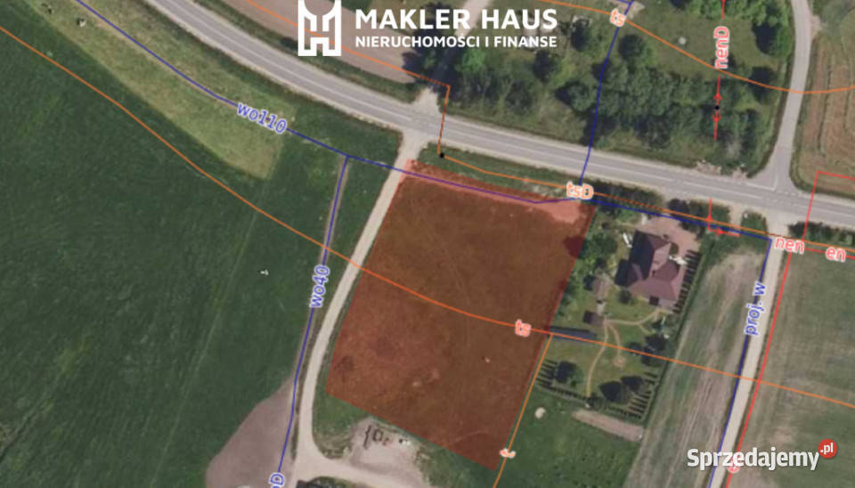 Działka z możliwością uzyskania warunków Rowele