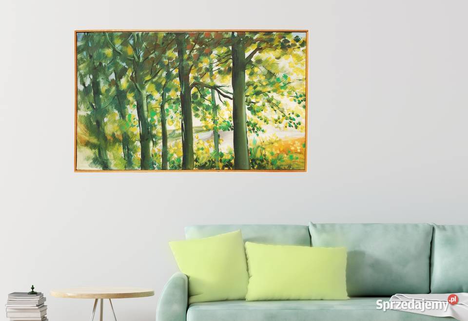 Alejka Zofia Szuster obraz olejny pejzaż Wyposażenie wnętrz Lublin