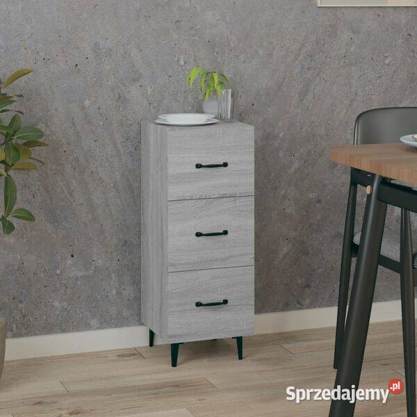vidaXL Szafka szary dąb sonoma 345x34x90 Warszawa