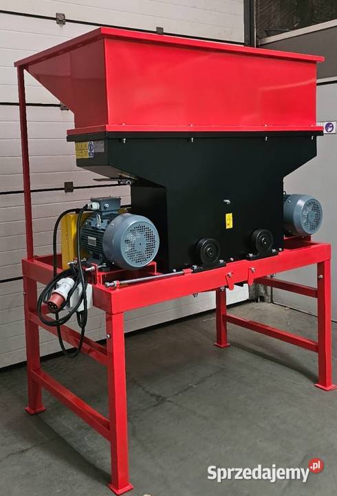 Gniotownik dwusilnikowy silnik na ramie 2x 4kW Maszyny do obróbki i pakowania Rogóźno