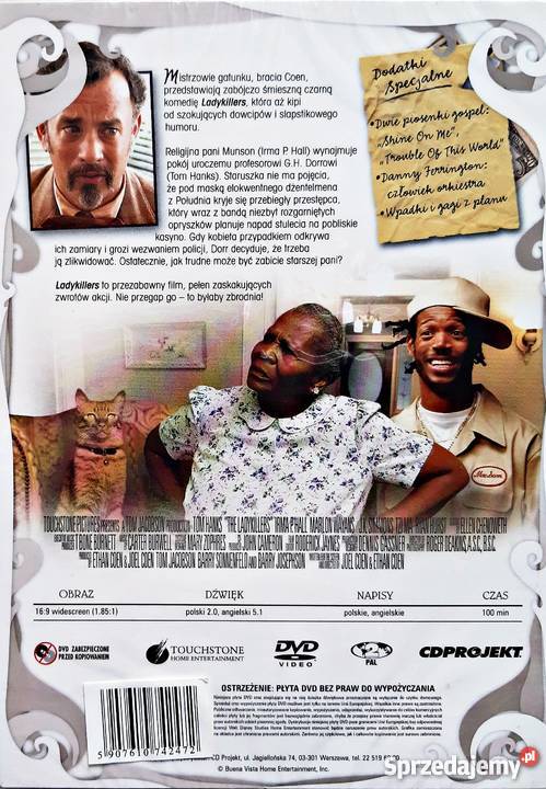 LADYKILLERS TOM HANKS Filmy