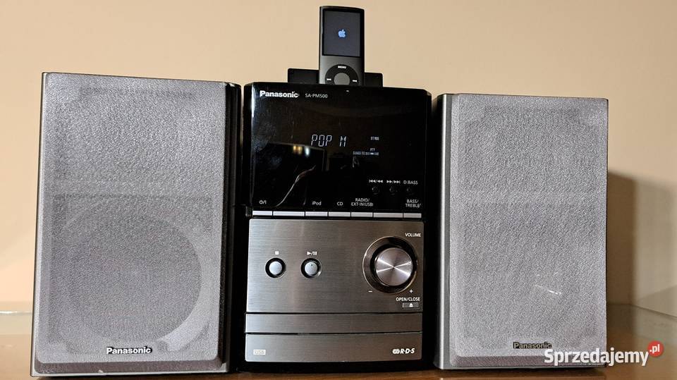 Panasonic SAPM500 iPodUSBCDMP3RDS pilot Krotoszyn