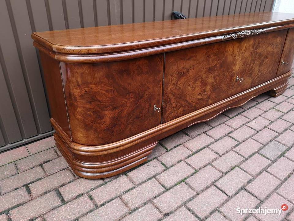 Komoda Szafka RTV ARTDECO OrzechDąb Niska Stara Swarzędz