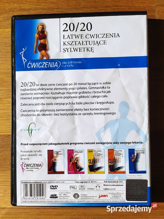 ZDROWE ŻYCIE pilates DVDx3 Pozostałe Hajnówka sprzedam